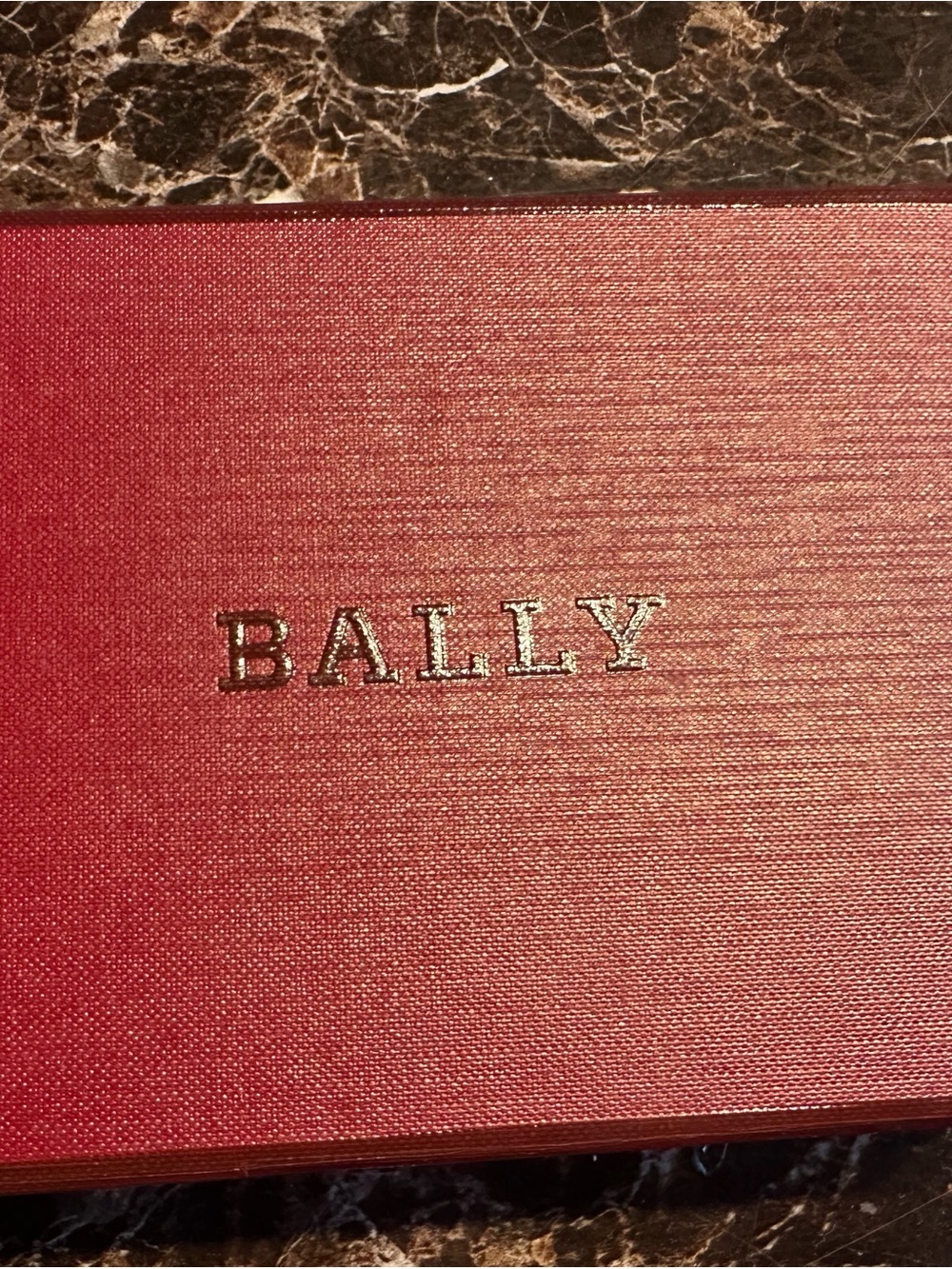 Bally Black Leather wallet with Red and White Stripe - Picture 2 of 13